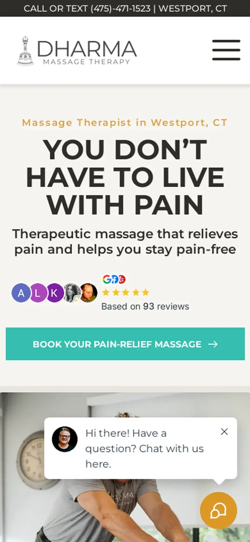Dharma Massage Therapy case study